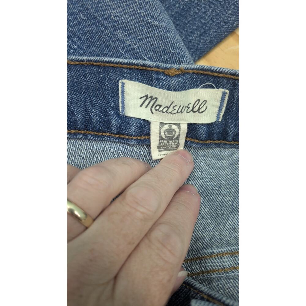 Madewell Jeans Womens classic Straight 28x25 medium wash - Picture 4 of 5